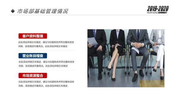 欧美2020市场部新年计划年终总结述职报告PPT