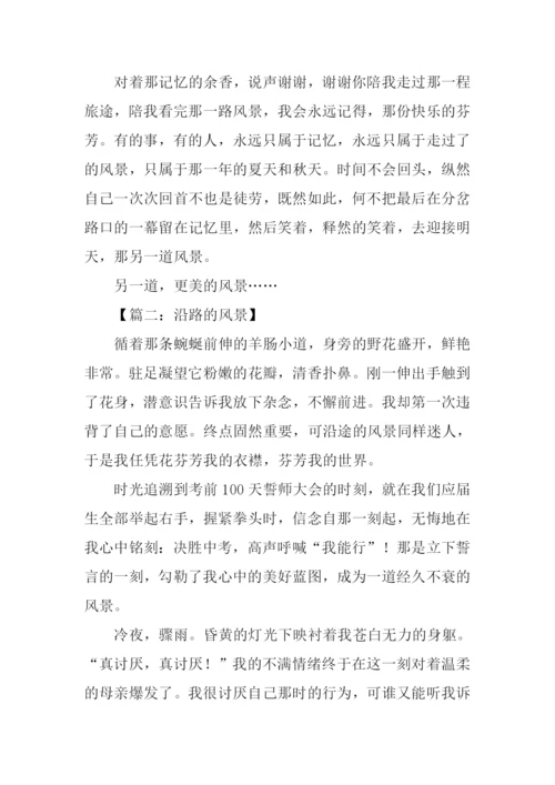 沿路的风景作文.docx