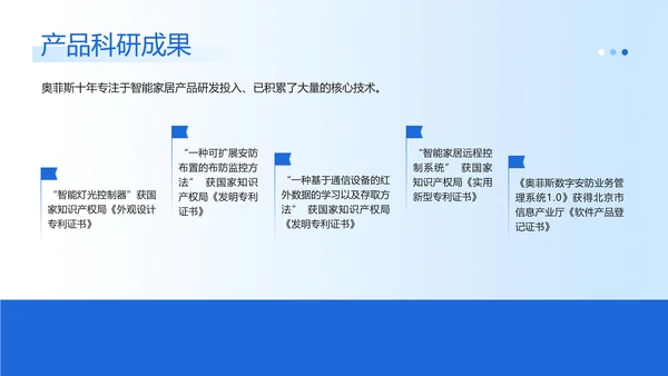 简约图文风蓝色企业品牌宣传商务感PPT模板
