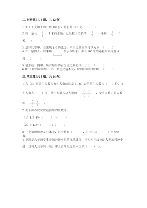 小学六年级数学上册期末考试卷附参考答案【预热题】.docx