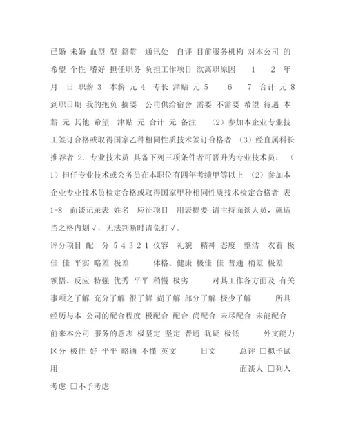 精编之员工招聘管理制度.docx