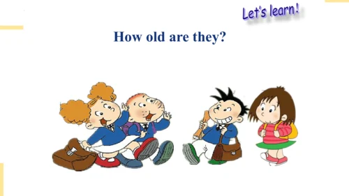 Module 9 Unit 1 How old are you 课件(共25张PPT)