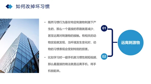 习惯的力量分享会培养好习惯PPT模板