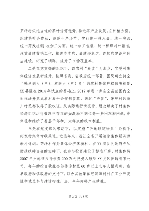 茅坪村抓党建促乡村振兴的调查.docx