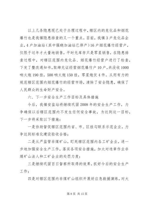 乡镇安监站半年工作总结.docx
