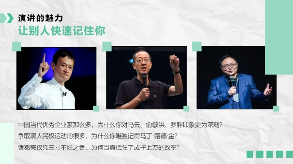 演讲培训课程PPT模板