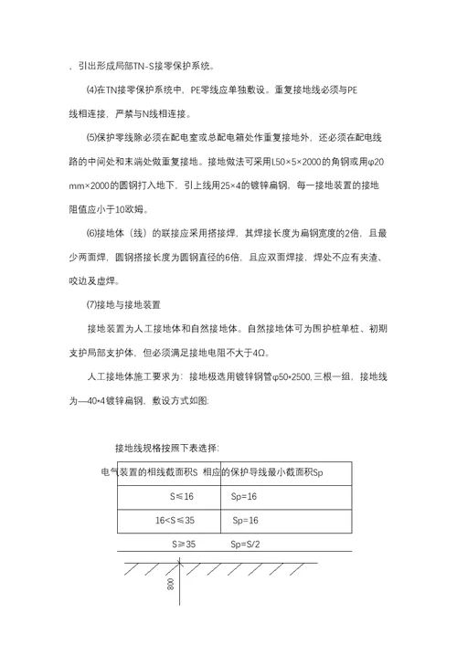 临时用电施工组织设计