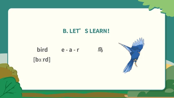 卡通动物英语《ANIMALS》教学课件PPT模板