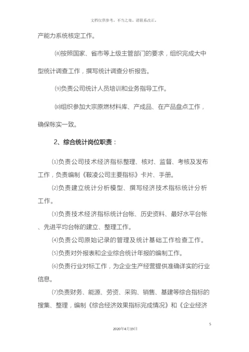 计划统计岗位职责.docx