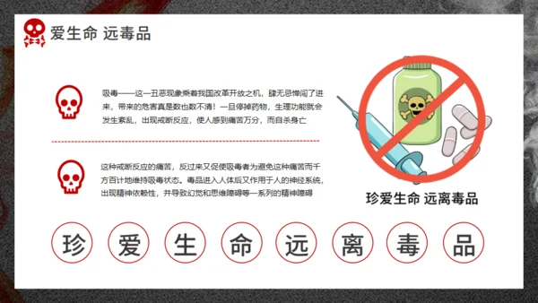 珍爱生命远离犯罪禁毒通用PPT课件