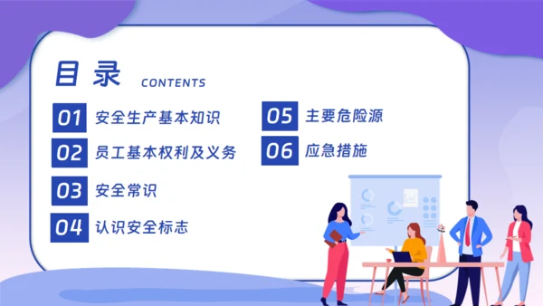 企业安全生产管理汇报通用PPT模板