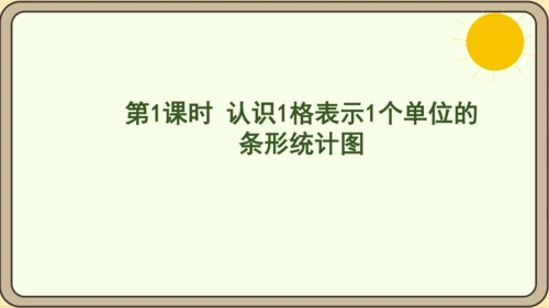 人教版数学四年级上册7.1 认识1格表示1个单位的条形统计图课件(共18张PPT)