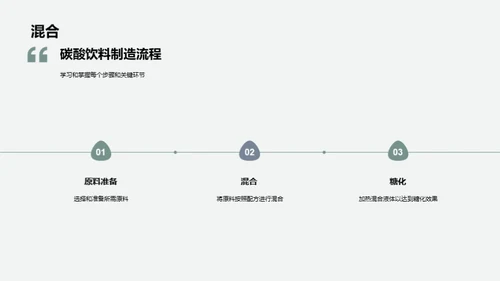 碳酸饮料：制造与优化