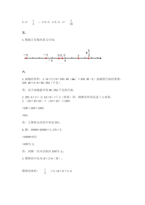 小升初数学综合练习试题及参考答案（综合题）.docx