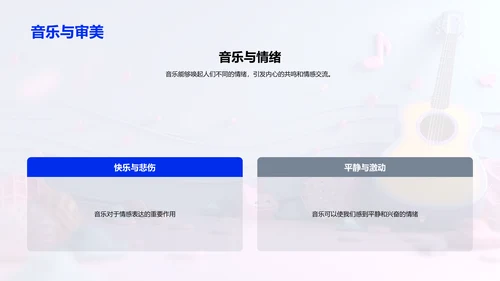 音乐与人类情感PPT模板
