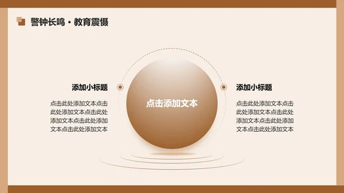 棕色简约风违规吃喝专项整改专题工作汇报PPT模板