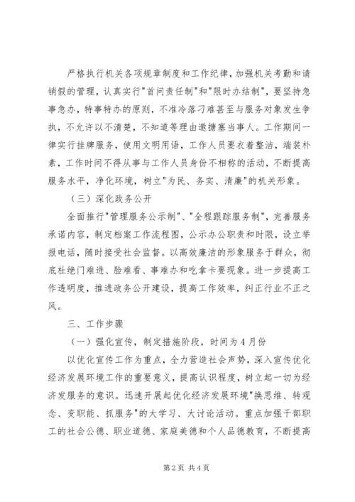 残联优化经济发展环境及行风建设工作安排 (2).docx