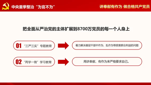 讲奉献有作为做合格共产党员PPT模板