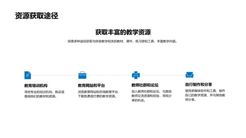 拼音教学实践讲座PPT模板