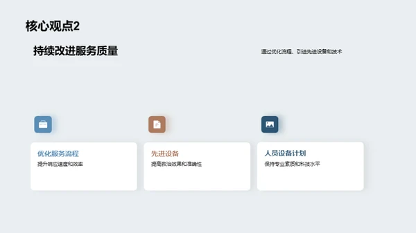 急救中心：卓越与创新