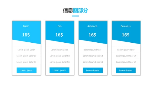 蓝色简洁创意设计公司简介商务PPT模板