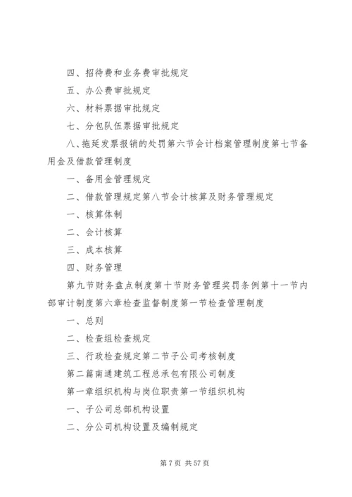 《工程公司管理制度大全》.docx