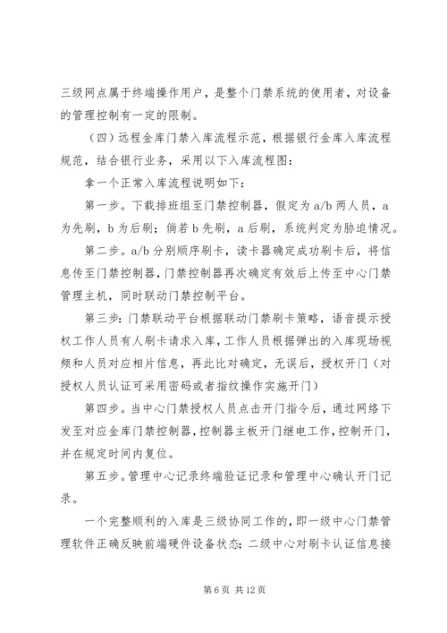 银行金库门禁智能管理系统解决方案 (4).docx