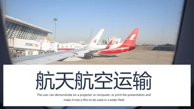 航天航空运输货物运输物流公司述职报告PPT模板