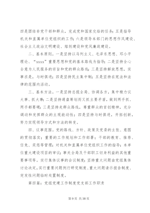 人民政府党组工作制度精编.docx