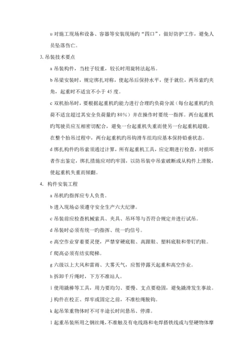 厂房钢结构安全综合施工专题方案.docx