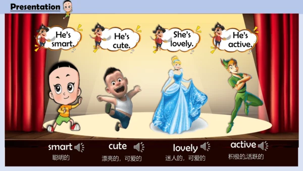 Unit 2 She looks cute .Lesson 7--Lesson 8  课件(共22张