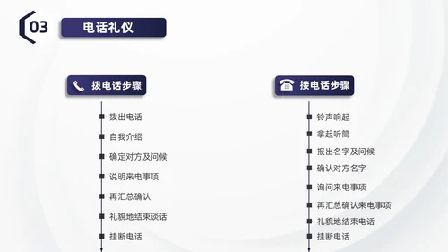 蓝色简约商务酒店服务礼仪培训PPT模板