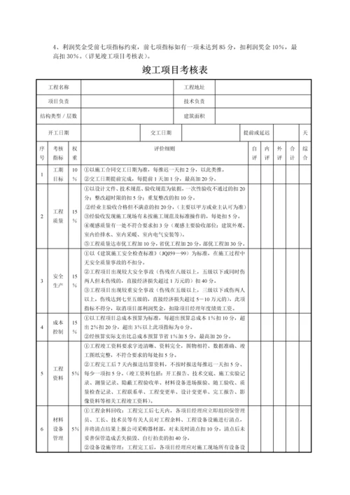 工程项竣工验收考核方案.docx