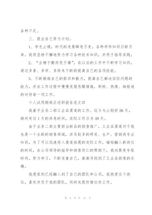 个人试用期转正述职报告5篇.docx