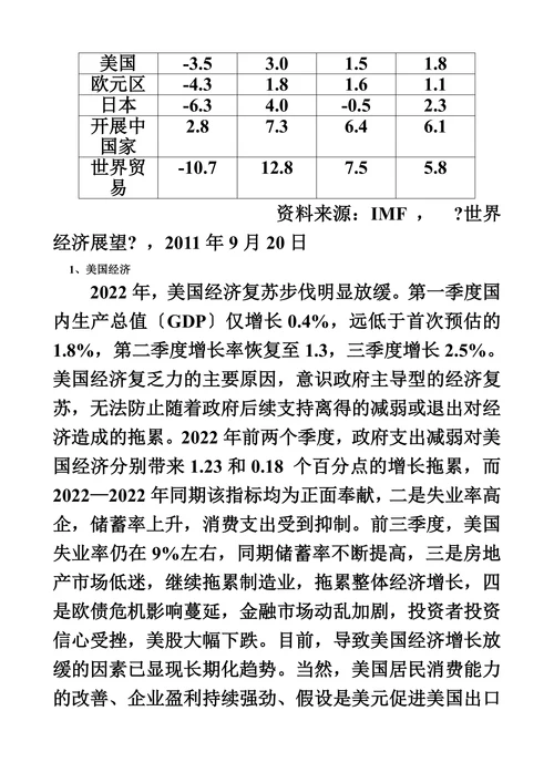 当前我国经济形势和工作思路