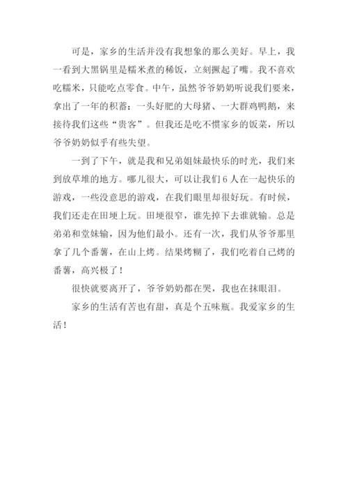 家乡的变化作文350字.docx