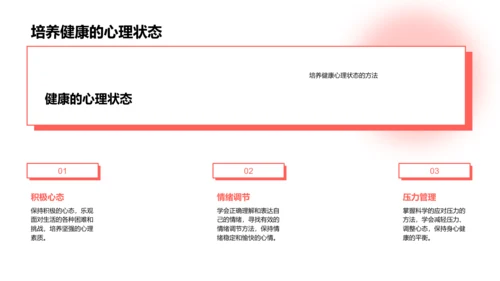 心理健康指导课PPT模板