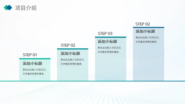 稳重蓝绿高科技产业项目计划书