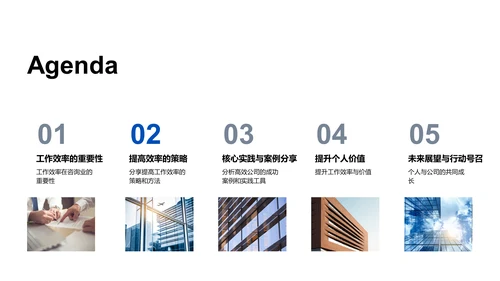 工作效率提升讲座PPT模板
