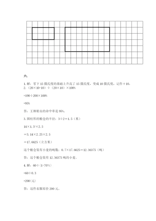 西师大版小升初数学模拟试卷及答案【网校专用】.docx