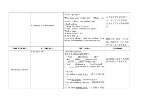 Unit 5 What do they do? 单元整体教学设计