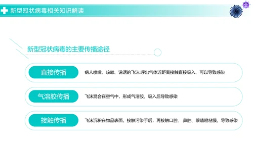 关于如何预防新型冠状病毒知识解读PPT