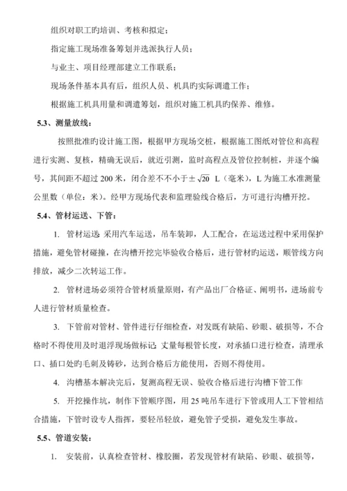 玻璃钢夹砂管管道安装综合施工专题方案.docx