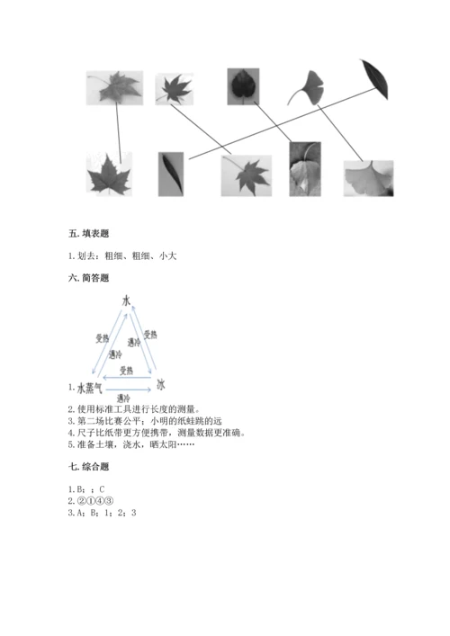 教科版科学一年级上册期末测试卷附完整答案（全优）.docx