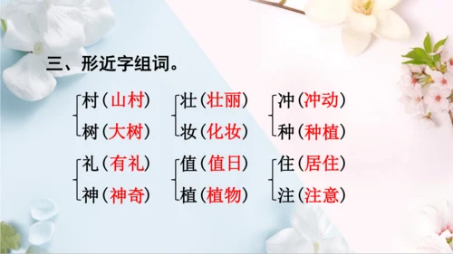 统编版语文二年级下册第一单元复习（课件）