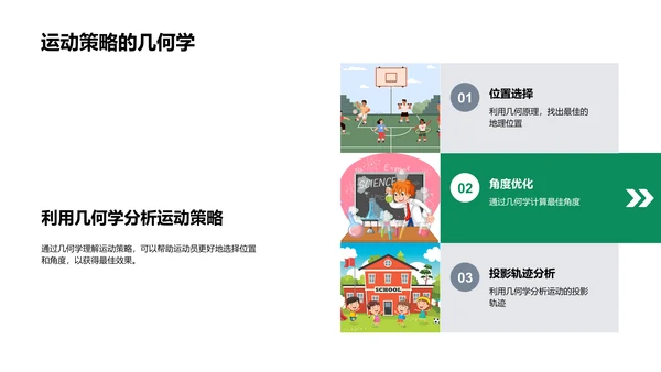 数学解析体育运动PPT模板