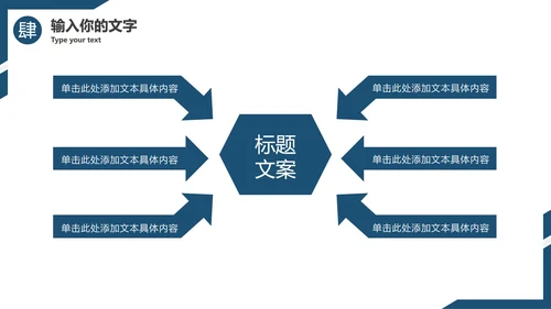 蓝黄简约年终总结汇报PPT模板
