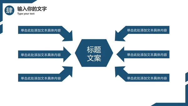 蓝黄简约年终总结汇报PPT模板