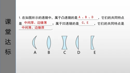 第五章第一节-透镜-2024-2025学年人教版物理八年级上学期