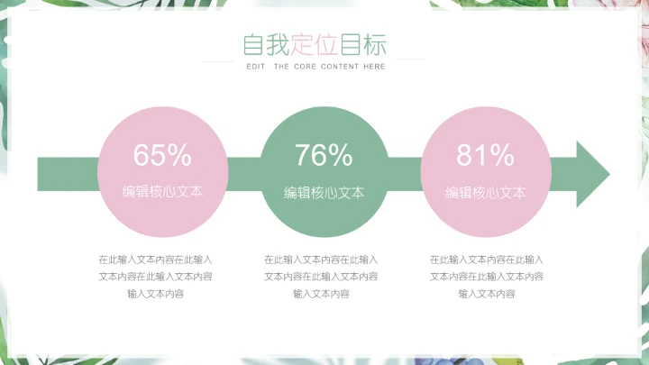 小清新大学生职业生涯规划PPT